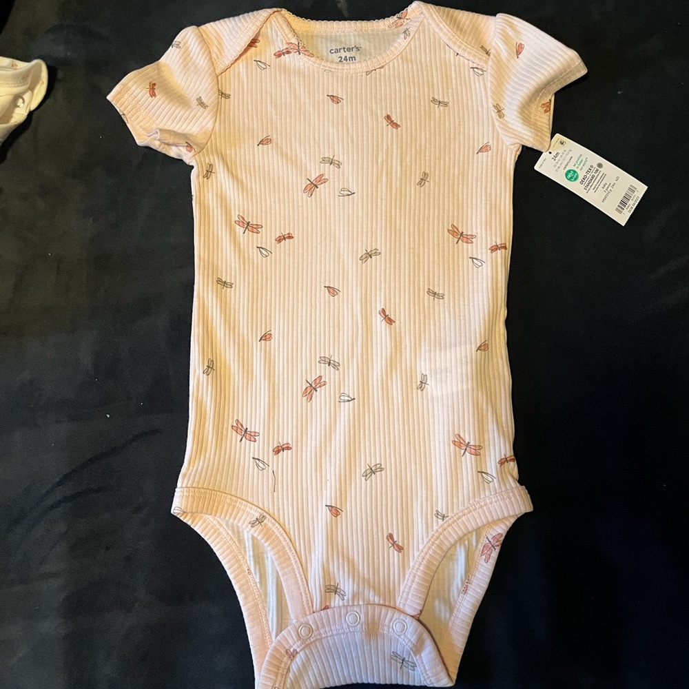 Dragonfly short sleeve onsie
